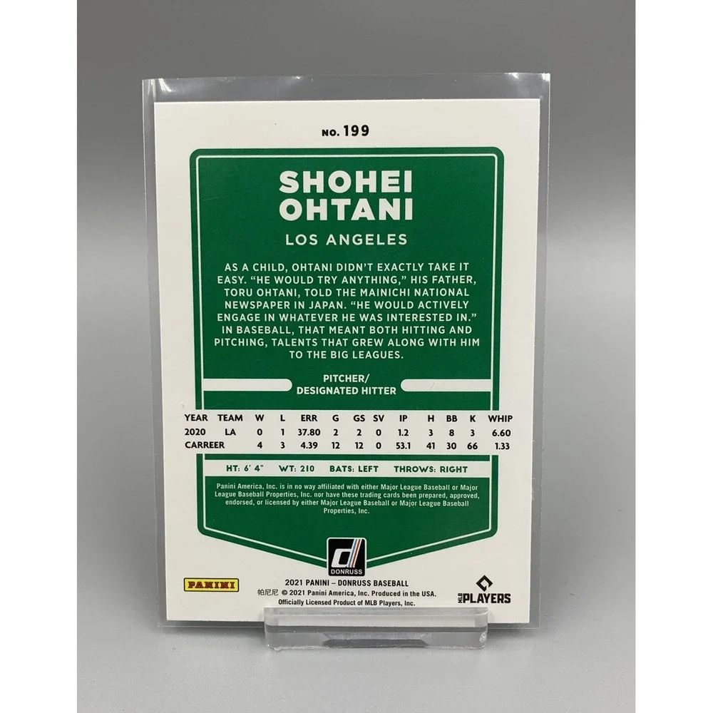 2021‎ Donruss Base Shohei Ohtani - Los Angeles Angels